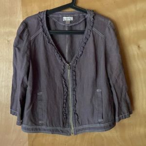 Loft grey Cotton Jacket Size L